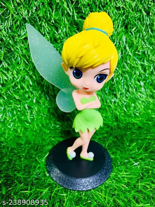 Cute pink Tinker Bell figurine, 15cm assemblable toy from India