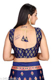 Art Silk Lehenga Choli collection, Indian traditional wear, semi-stitched Banarasi Jacquard silk