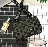 Acrylic printed net water-resistant sling bag for kids (Latest design, compact size, secure zippers)