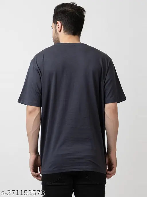 KEPA Men's loose fit quick dry cotton active lite running gym t-shirt, solid pattern in XL size (Chest Size: 48in, Length Size: 30in) - Indian made fashion for athletic wear
