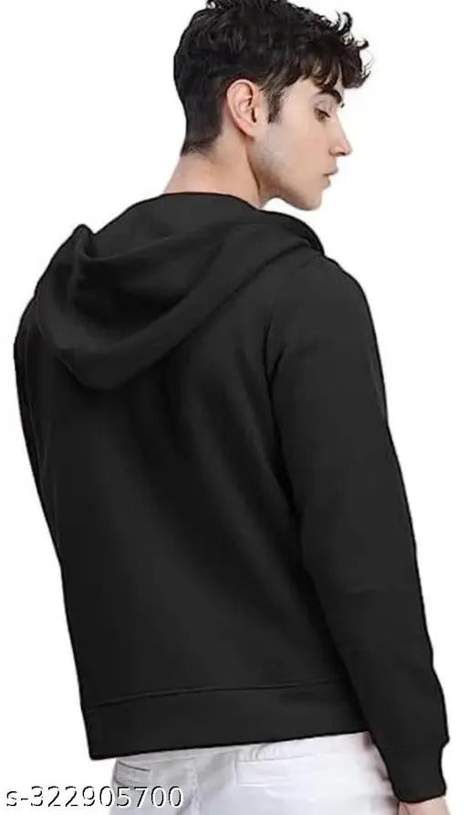 Woolen solid-colored zip jacket for kids (10-16 years), India origin