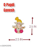 Poly resin Ganesh ji idols pack of 2, Indian decorative figurines for gifting and home