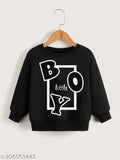 Cotton kids sweatshirt (boy), long sleeves, printed design, durable comfort for playtime and lounging