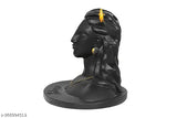 Handicraft polyresin black Shiva God idol statue for car dashboard - spiritual decor, Indian art form