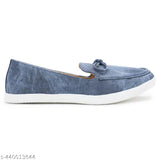 Soft PU winter loafers for women & girls - lightweight, comfortable memory foam soles