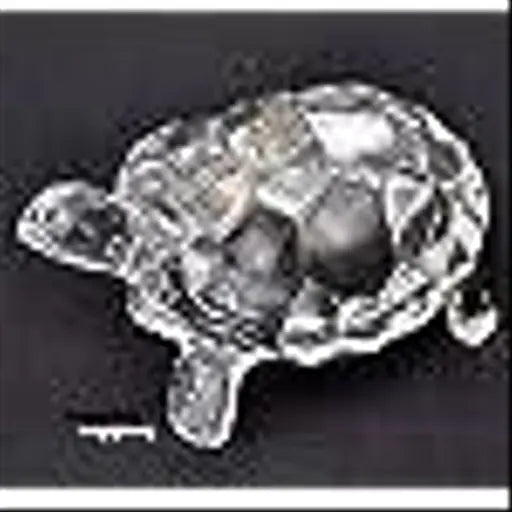 Crystal Glass Kachua Plate Turtle Tortoise, enhancing home decor with Vastu Feng Shui principles