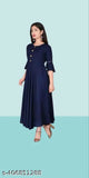 Rayon Anarkali Kurti for Women - Traditional silhouette, solid combo, S-XXL sizes (38-44in bust)