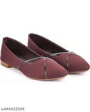Synthetic slip-on ballerinas - trendy, comfortable flats for women (IND-3 to IND-8), India