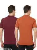 Matty Lycra Cotton T-Shirt, solid polo neck design for men's fashion, HOLDIT COMBO quality cotton blend, India origin