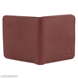 Artificial Genuine leather KEYHIDE wallet for men, solid PU material, 4 compartments, durable design, compact size, Indian origin