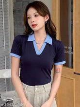 Lycra contrast collar half sleeve, solid net XL size for men, India-made fashion apparel