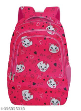 Frantic polyester school backpack, free size (32cm x 28cm), ideal for class 1-8 students, Indian-made