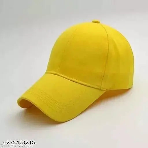Stylish cotton baseball caps, trending for girls and boys, solid-colored onesize pack of 2 from India