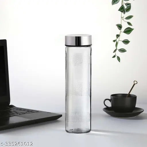 Double-layered stainless steel leakproof glass water bottles (750ml x 2) - premium quality & eco-friendly
