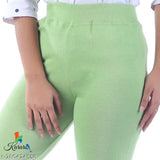 Recycled cotton blend, solid-colored KARARO jeggings (pack of 2), medium quality, lightweight and trendy, free size available. Indian made