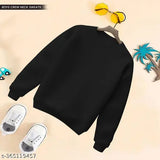 Stylish boys sweatshirt latest, cotton, solid color & long sleeves for kids (ages 2-14), vibrant designs, comfortable wear, made in India