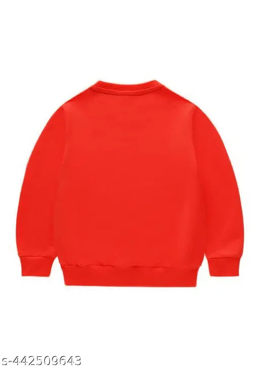 Playful printed cotton blend sweatshirt for kids, long sleeves, size 2-3 years (India)