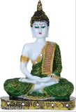 Goldiluxe Blessing Buddha idol statue, premium polyresin figurine for home decor, 22cm tall