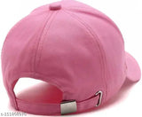 Adjustable cotton baseball cap in solid color, suitable for boys and girls. Made in India