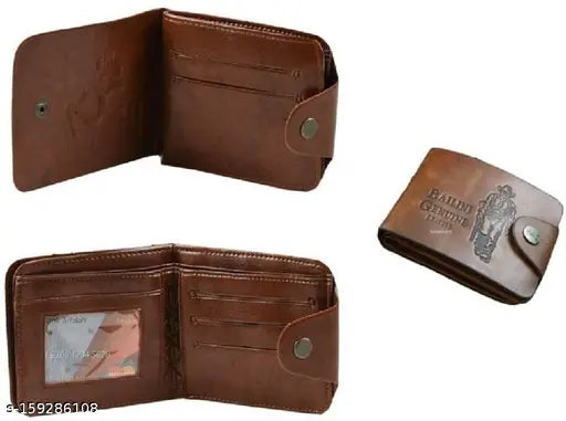 Black PU Watch, Sunglass & Wallet Combo with 2 compartments, ideal for everyday carry