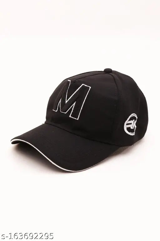 Lycra baseball cap, unisex trendy 3D embroidered design, Made in India