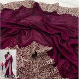 Vichitra Silk embellished saree, free size, India-origin trendy sensational traditional wear