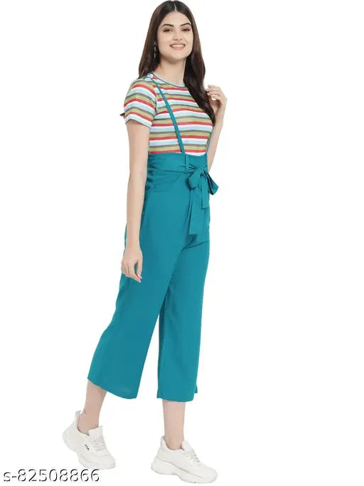 Rayon checkered long-sleeved jumpsuit for women by ZAKHI FASHION, size S (33in bust, 37in length, 34in waist)