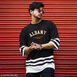 White cotton blend baggy printed t-shirt, oversized loose fit drop shoulder half sleeves - men's summer fashion