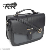 PU colorblock slingbag for women, free size, graceful and classy accessory