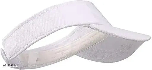 Cotton unisex adjustable visor cap, sun-protective & sweat-resistant, perfect for all seasons
