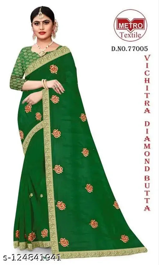 Georgette saree with Jacquard blouse, New trending fancy look, Indian-made top quality, ready to use