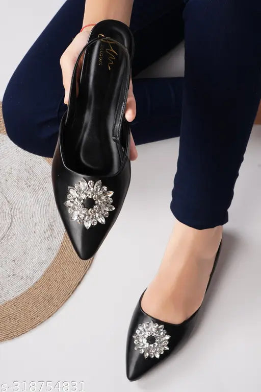 Synthetic ethnic bellies sandals for women - stylish design and heels in various colors, perfect for casual or party wear