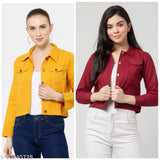 Black and yellow cotton blend jacket set, solid pattern for men or women, comfortable high-quality fashion from India