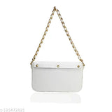 Ultra matte black fabric sling bag for women & girls, self-design net, free size (9in x 2in x 5in), rock and roll vibe