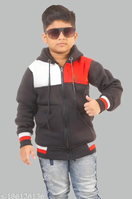 Full sleeve printed cotton jacket, self-design pattern for boys and girls, various sizes from 1-15 years, India origin
