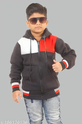 Full sleeve printed cotton jacket, self-design pattern for boys and girls, various sizes from 1-15 years, India origin