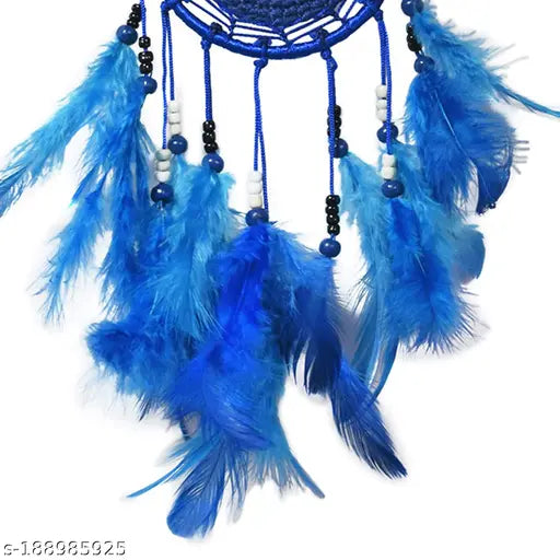 Multicolor feather dreamcatcher for home decor, brings positive vibes and good luck, India-made