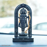 Black 3D printed UV resin Ram Lalla Idol Miniature Sculpture (6 inches), Hindu deity home decor from Ayodhya