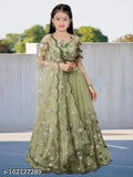 Women's heavy net semi-stitched embroidery lehenga choli with dupatta set, pure net material, striped pattern, ceremony and festival wear