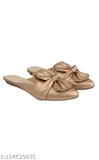 Leather lightweight slippers, trendy sandals with 2.5" heel for women's casual & party wear. Soft footbed, durable cushioned midsole. Indian origin