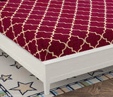 Soft polycotton checked flat bedsheets with 2 pillow covers, ideal for summer adult use