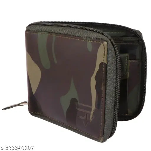 Multicolor faux leather wallet with 3 card slots, 2 currency compartments, secret pockets, and coin pocket. Genuine leather option available. RFID-protected for secure storage. Ethically sourced materials. Dimensions: 11cm x 9.5cm x 2cm. Made in India
