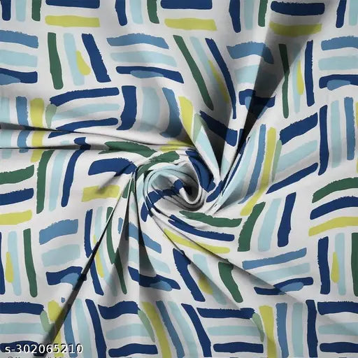 Modern multicolor microfiber elastic fitted bedsheet (36x78), ideal for summer use on single beds. Holds mattress perfectly without need for tucking every morning. Made in India