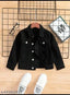 Denim, solid pattern ethnic jacket for boys aged 11-12. Made in India