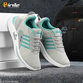 Mesh lightweight walking sports shoe for kids (4.5-11 years), stylish and comfortable PVC sole, lace-up fastening by BIRDE, made in India