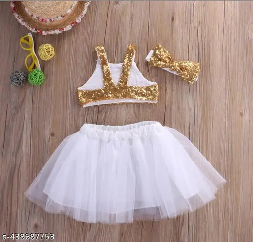 Stylish cotton floral frock for toddler girls, 6-24 months, single piece, sleeveless, self-design