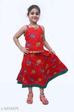 Bright animal print cotton lehenga choli for DIAMO girls, 100% cotton, sleeveless, Indian ethnic wear for toddlers and kids