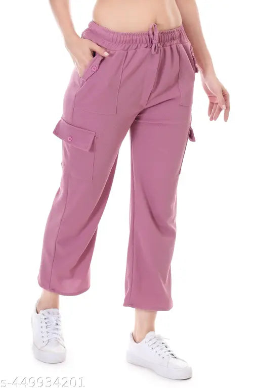 Soft, breathable pink pyjama set for women & girls, perfect for lounging or sleeping