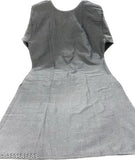 Woolen embroidered kurti, three-quarter sleeves, solid design, stitched. Woolen, India origin. Stylish women's wear." (125 characters)