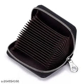 Leather men's card wallet with 12 slots, textured pattern, RFID protection, and bee decoration. Premium quality leather wallet for both men and women